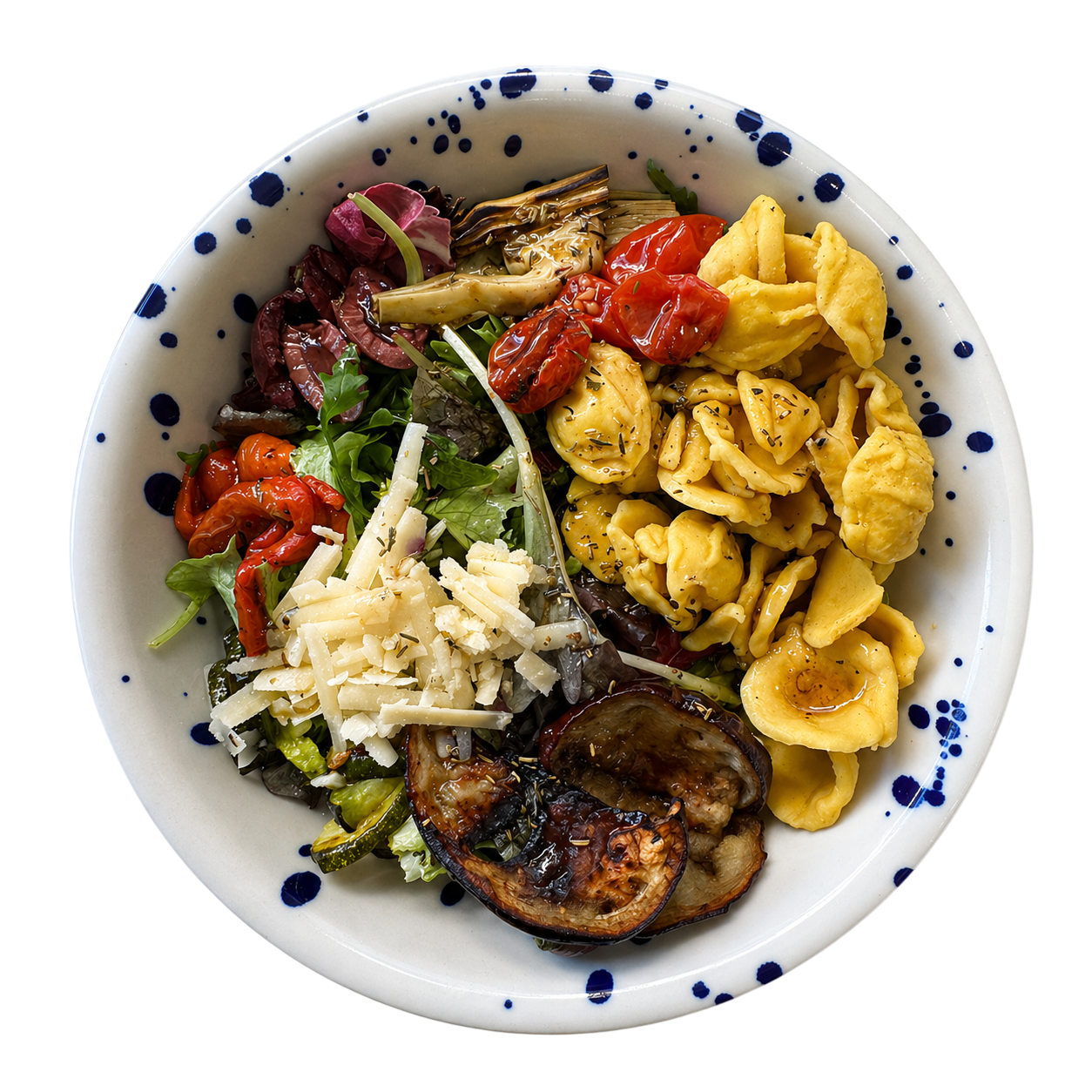 Plato saludable servido en The Loft