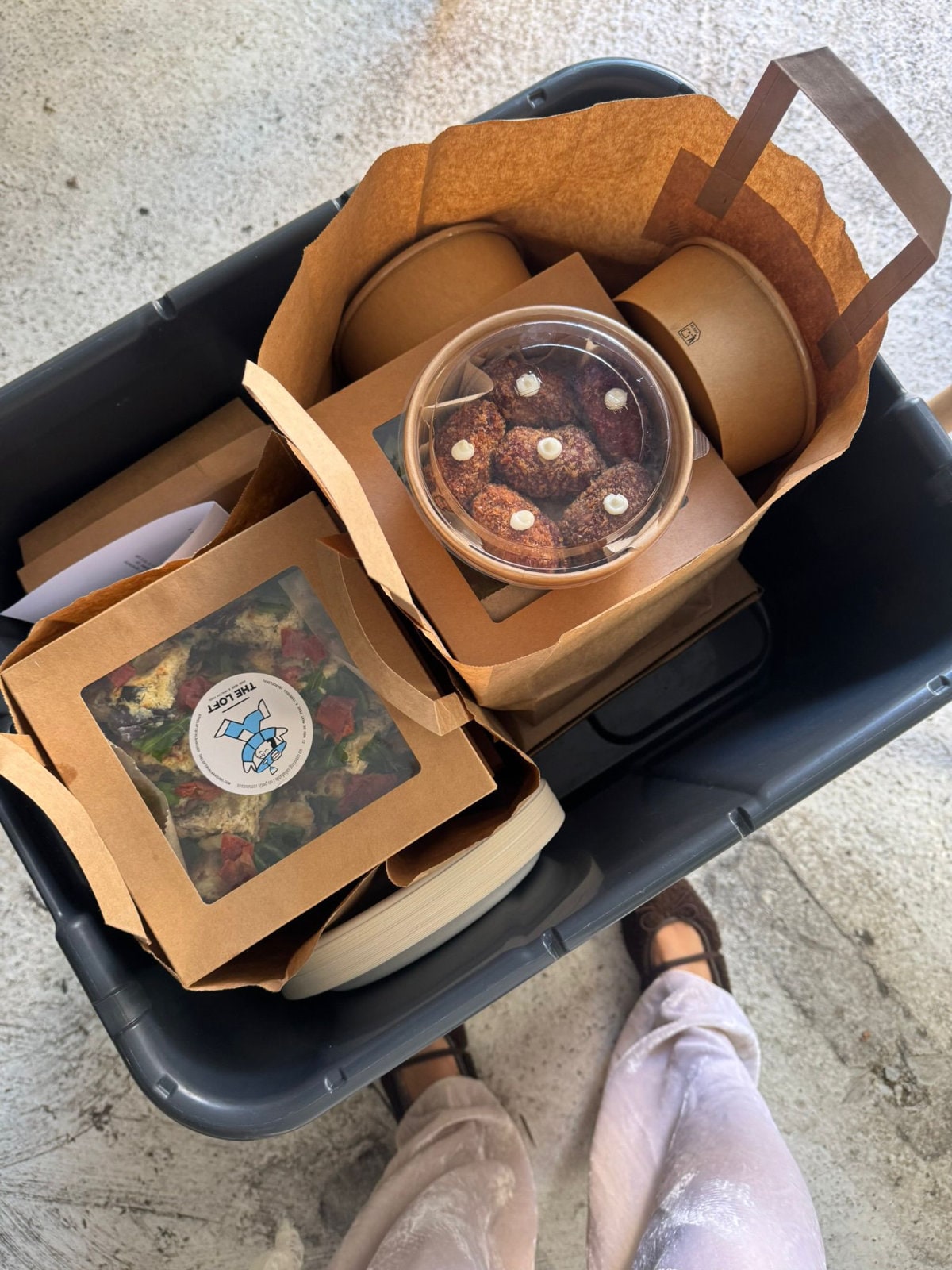 Servicio delivery y take away de comida saludable de The Loft